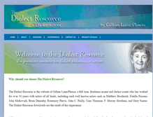 Tablet Screenshot of dialectresource.com